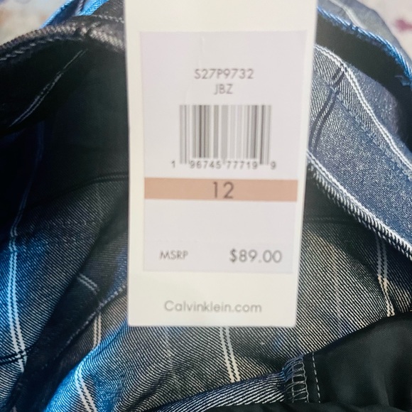 Calvin Klein Dress Pants Size M Dark Grey Color NWT - Picture 4 of 5